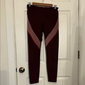 Under Armour Women's Leggings - Burgundy and Red